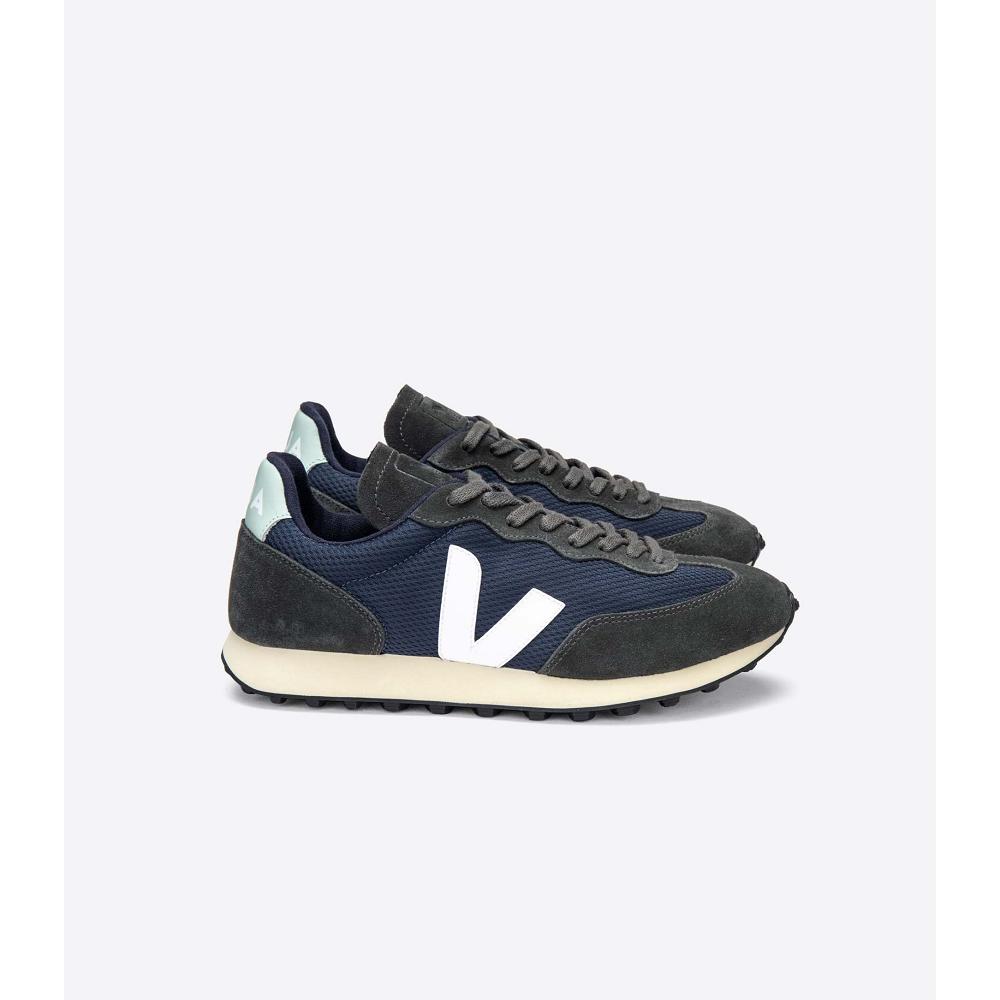 Women\'s Veja RIO BRANCO ALVEOMESH Running Shoes Navy | ZA 415FDN